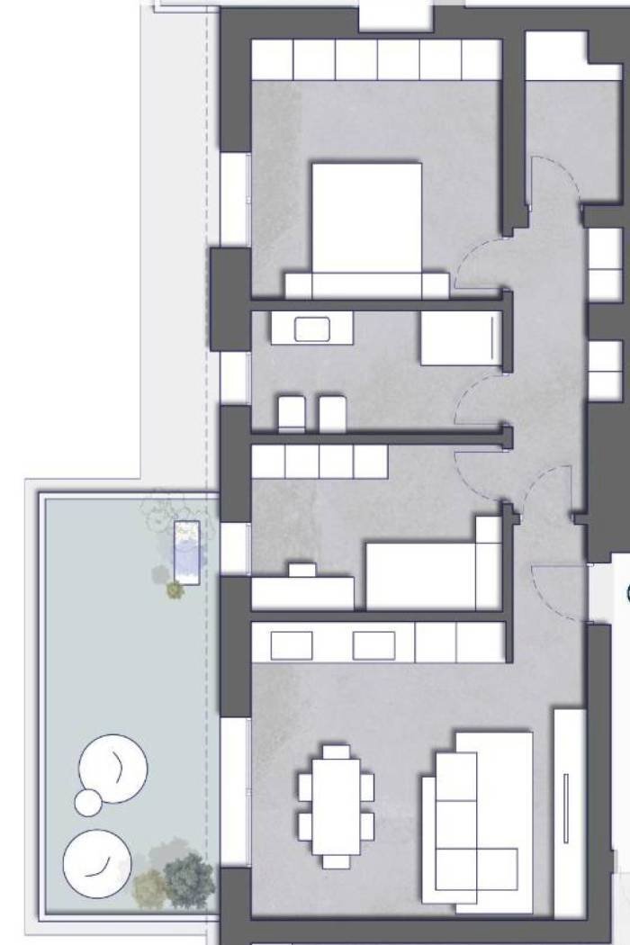 Trilocale Via Pietro Nenni, Castel Maggiore - planimetria 1