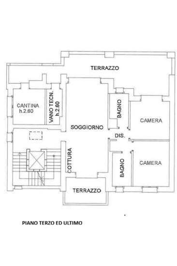 Quadrilocale Via Don Gaetano Botti 1, Sala Bolognese - planimetria 1