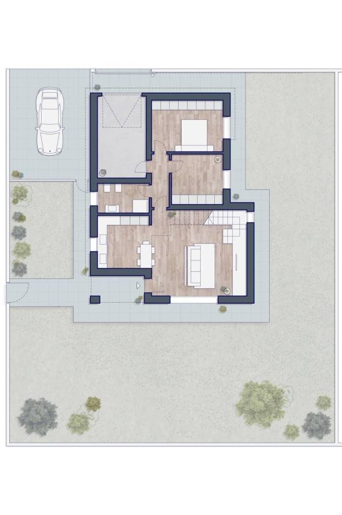 Single Family Villa Via Pietro Nenni, Castel Maggiore - floor plans 1