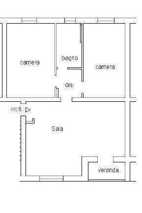Trilocale Via Ferrarese 156, Bologna (zona Corticella) - planimetria 1