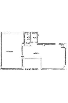 Ufficio Bologna (zona Mazzini) - planimetria 1