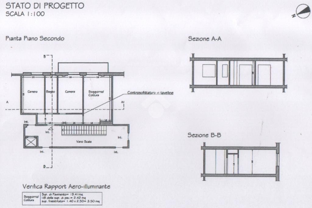 Quadrilocale Via Privata Oliveta, Rapallo - planimetria 1