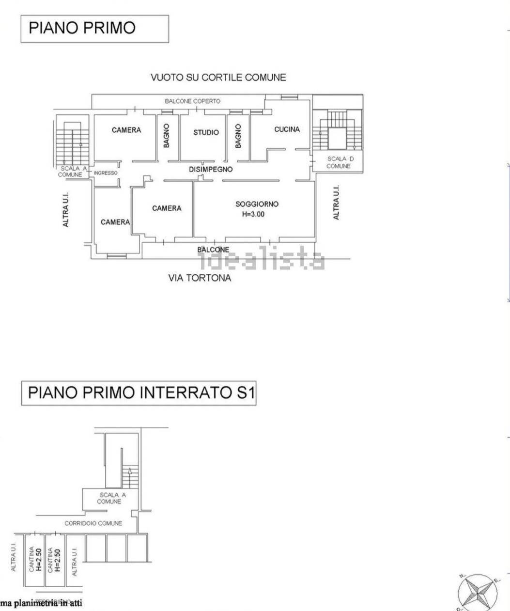 Foto 22 - Appartamento Alessandria - planimetria 1