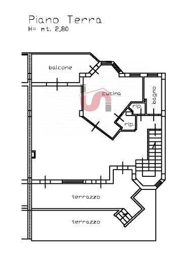 Foto 64 - Villa Via Antonio di Stasi, Ponte - floor plans 1