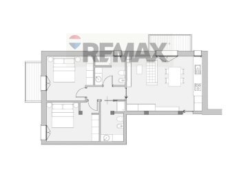 Two-room apartment Via Ferruccio Dell'orto, 44 
 Campagnola, Bergamo (neighborhood Campagnola) - photo 6