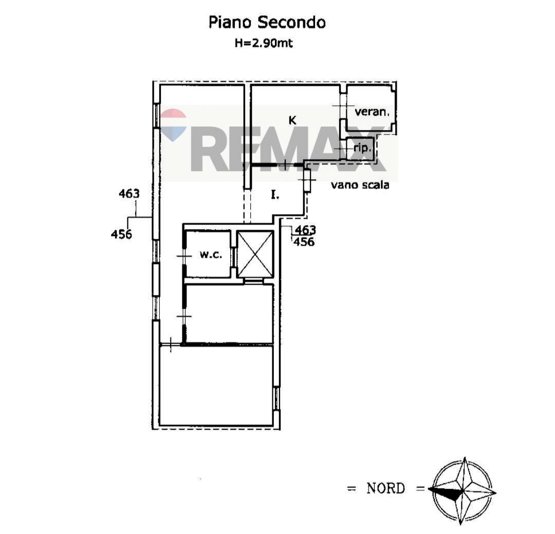 Pianta 2D - Three-room apartment Via Quintino Sella
 
44, Castelvetrano - floor plans 1