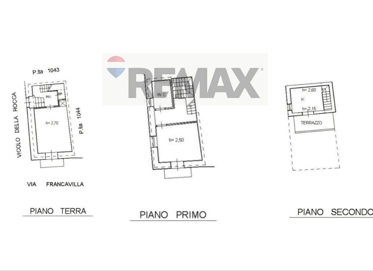 Pianta 2D - Casa indipendente Vicolo della Rocca
 
2, Cefalù - planimetria 1