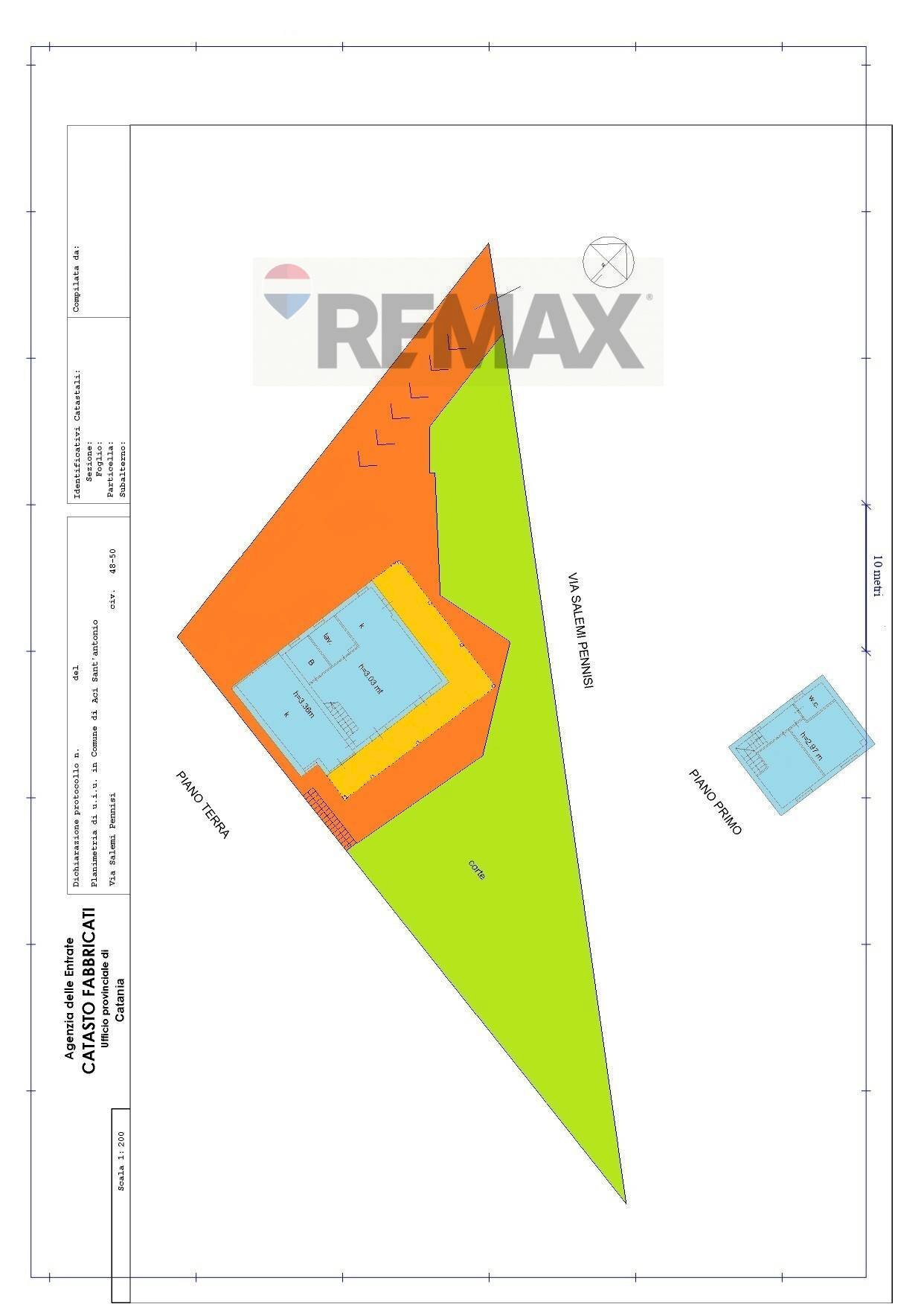 Pianta 2D - Villa Via Salemi Pennisi
48/50, Aci Sant'Antonio - foto 2