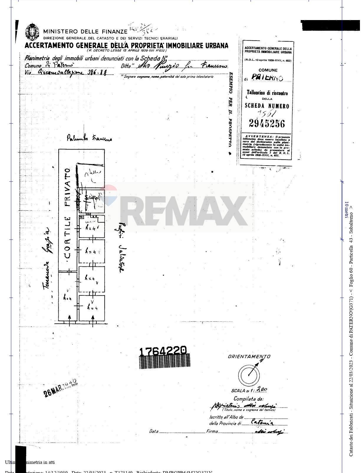 Pianta 2D - Independent house Via Circumvallazione
 
386/388, Paterno - floor plans 1