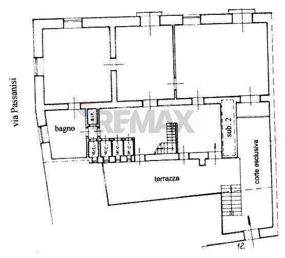 Pianta 2D - Casa indipendente Via Santissimo Salvatore
 
12, Caltagirone - planimetria 1