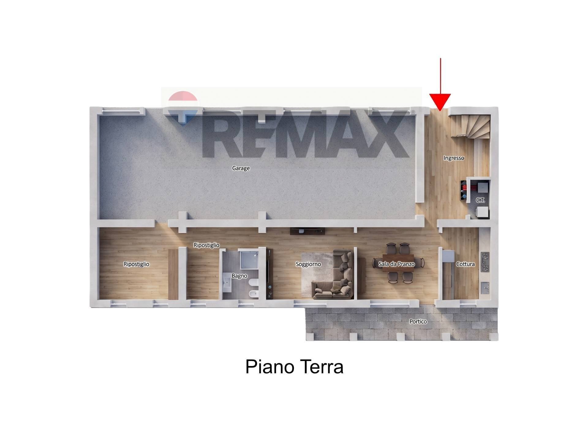 Pianta 3D - Casa semi indipendente via di Rivale
 
41, Pianiga - planimetria 1
