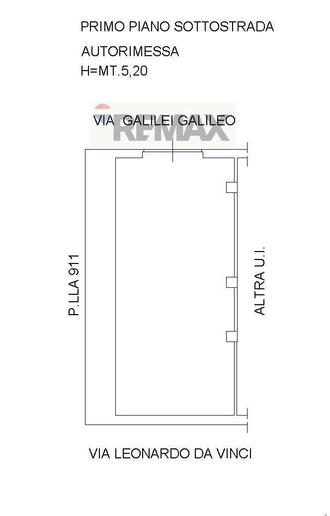 Pianta 2D - Box Via Galileo Galilei
 
26, Ischitella - planimetria 1