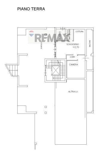 Pianta 2D - Trilocale Via dei Gelsi
 
6, Salsomaggiore Terme - planimetria 1