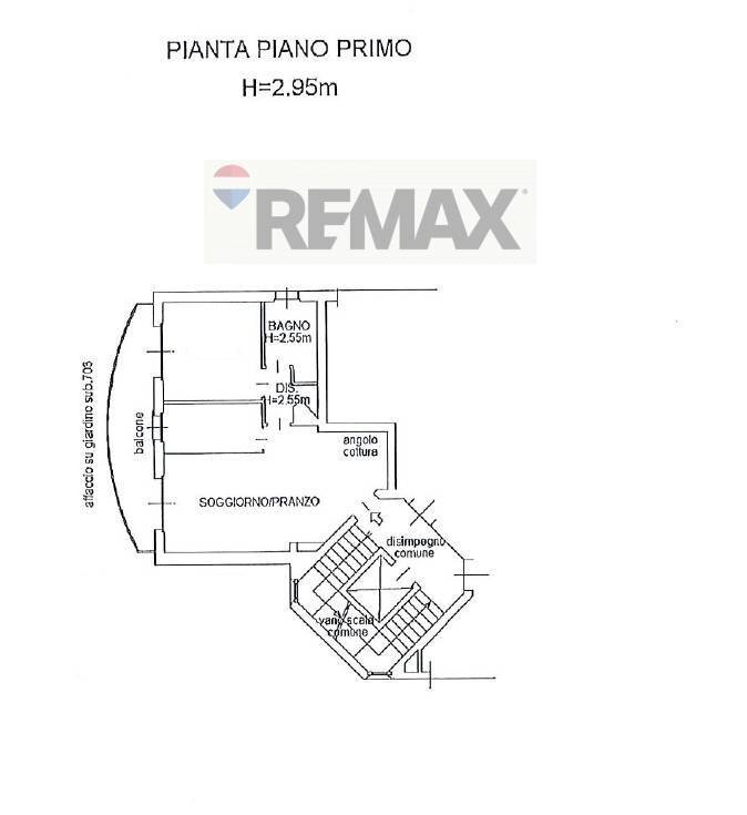 Pianta 2D - Three-room apartment via monte rosa
 
34, Milano - floor plans 1