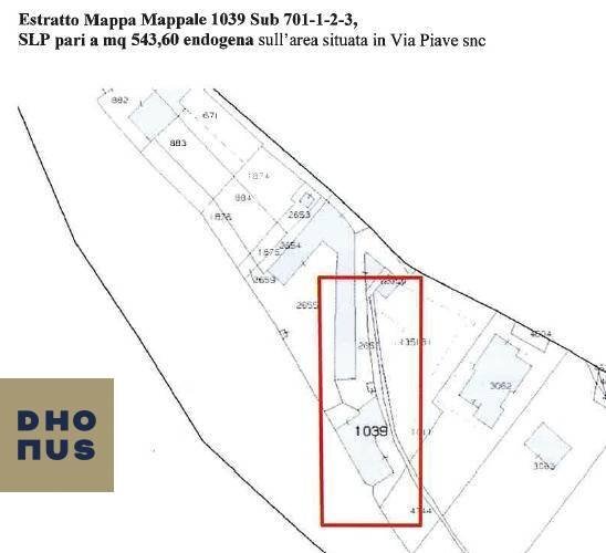 Foto 27 - Terreno edificabile Via Piave
 
13, Pedrengo - planimetria 1