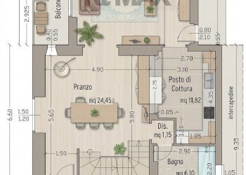 Pianta 2D - Villa via felice cavallotti
 
01, Schignano - foto 25