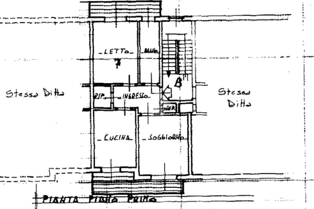 Three-room apartment Via superga, Carmagnola - floor plans 1