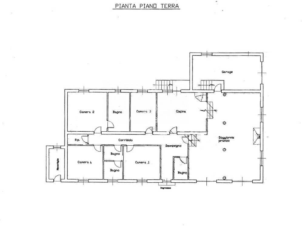 Foto 53 - Villa Località Bandita San Pantaleo, Tarquinia - planimetria 1