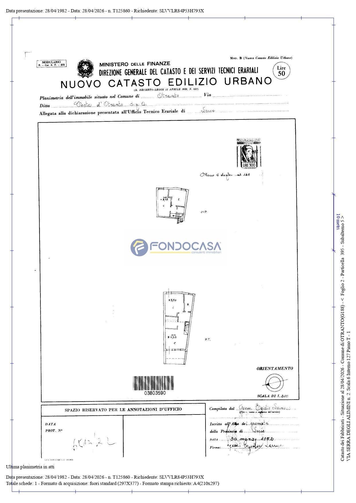 Foto 41 - Villa Via Serra Alimini 2, Otranto - floor plans 1