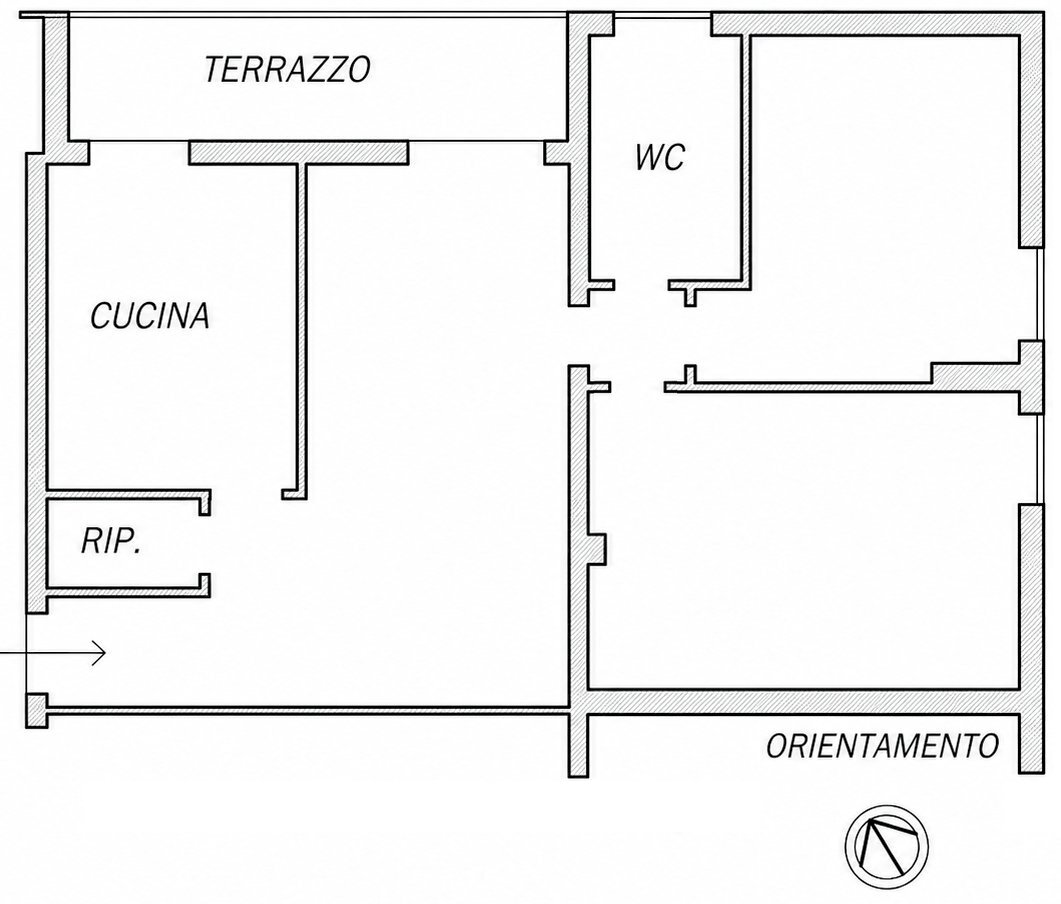 plan - Appartamento Via Tino Paggi 22, Sestri Levante - planimetria 1