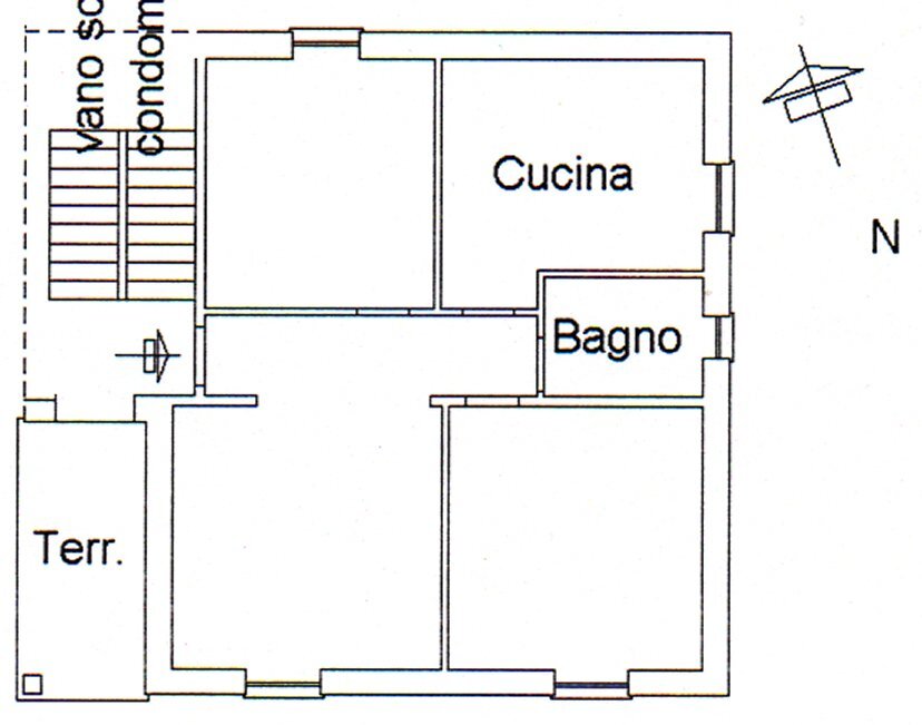 Immagine1 - Apartment Via 4 Novembre 19, Carro - floor plans 1