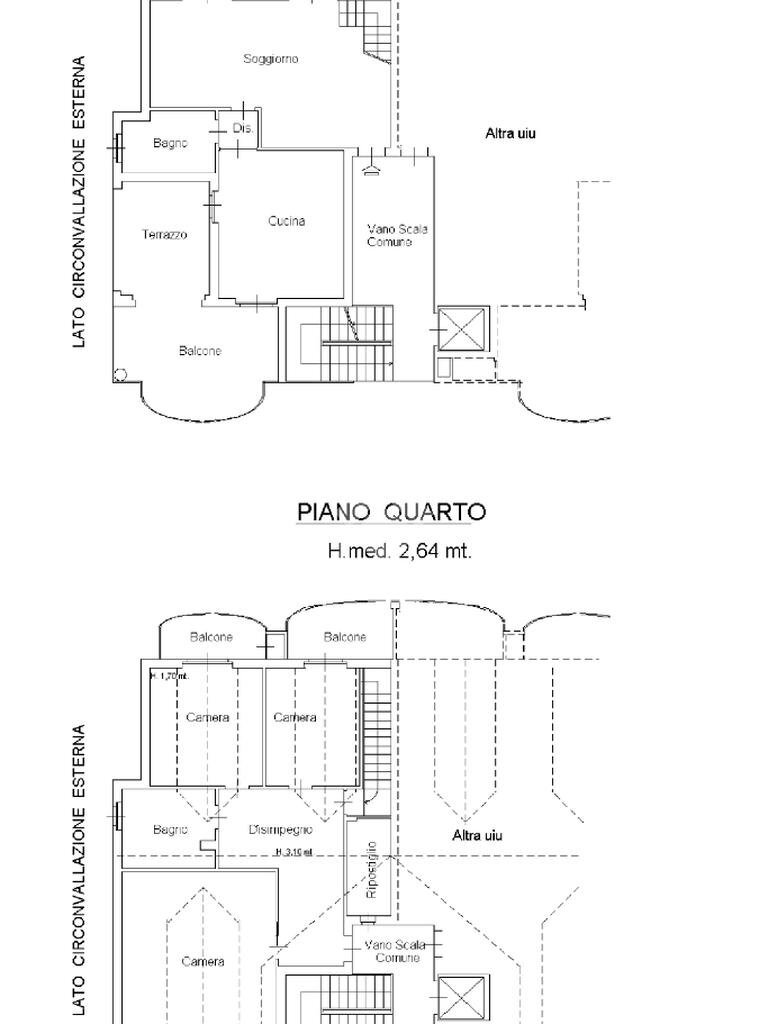 Attico Via Po, Orbassano - planimetria 1