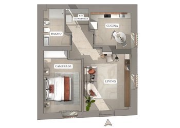 12 - PLANIMETRIA - Three-room apartment Via Giuseppe Diaschi 4, Jesi - photo 11