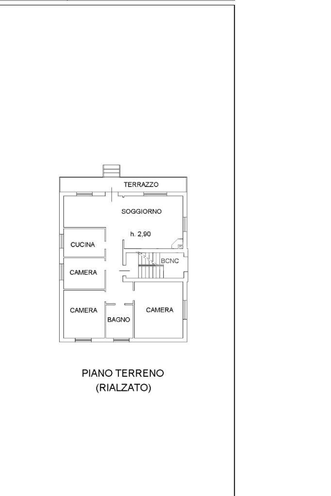 Quadrilocale Via Sandro Pertini, Fornovo di Taro - planimetria 1