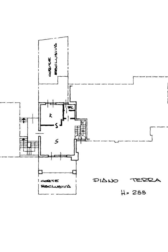 Villa a Schiera Via Alessandro Passerin D'Entreves, Aosta - planimetria 1