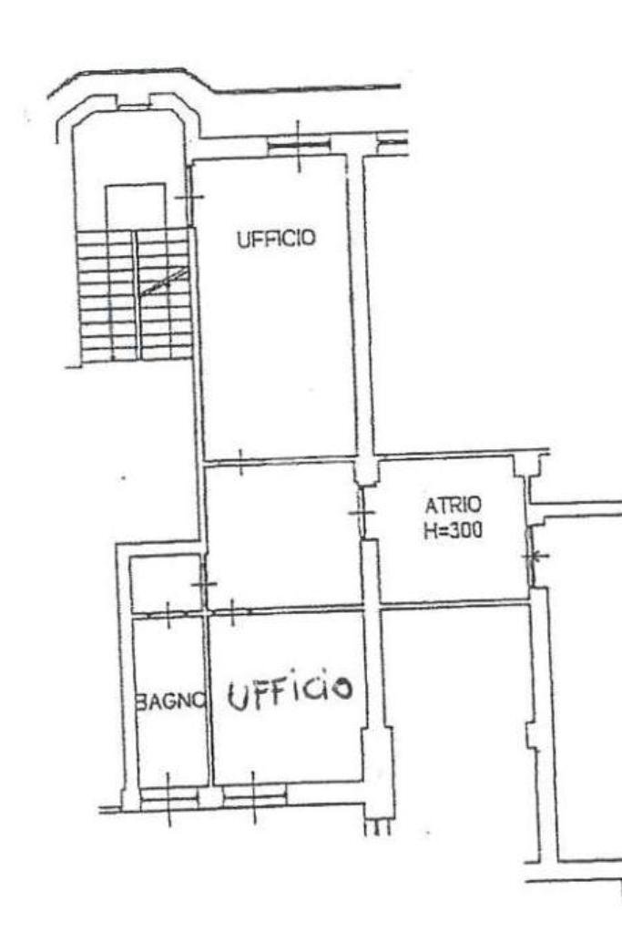 Office Via Milazzo, Bologna (neighborhood Centro Storico) - floor plans 1