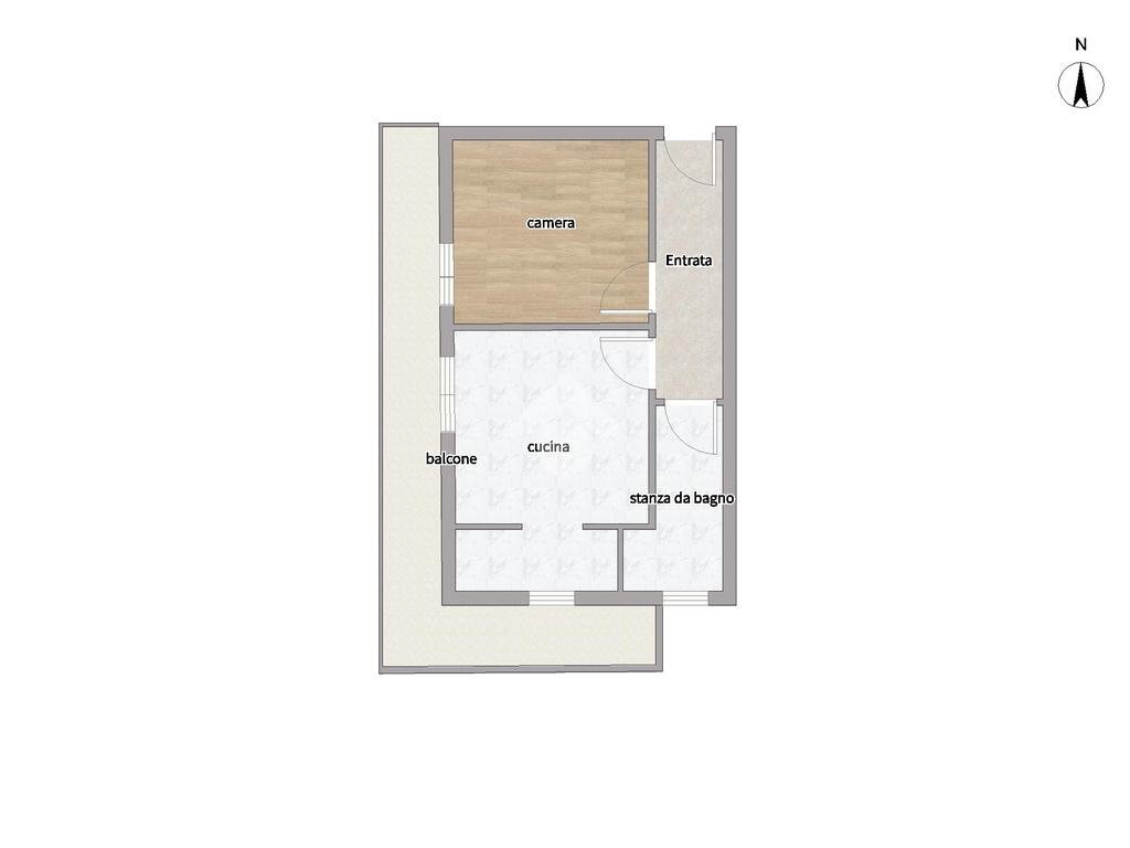 Two-room apartment Via villaggio edelweiss, Gravere - floor plans 1