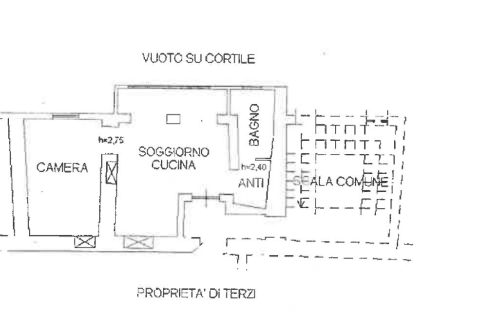 Bilocale Via rifreddo, Saluzzo - planimetria 1