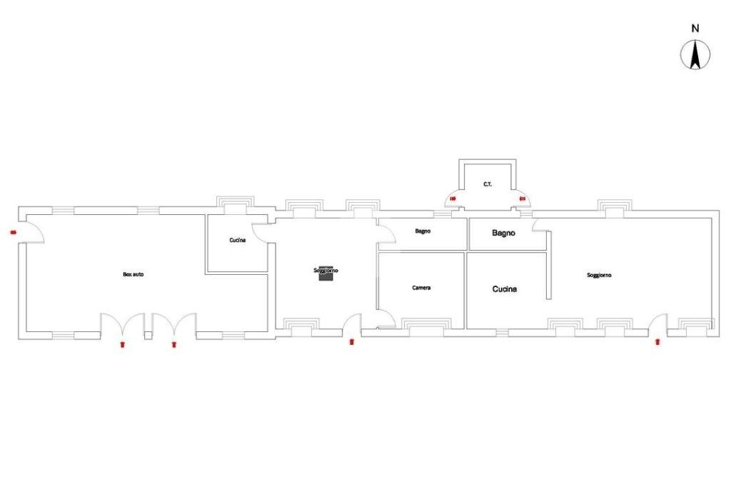 Independent house Via Valle, Marene - floor plans 1