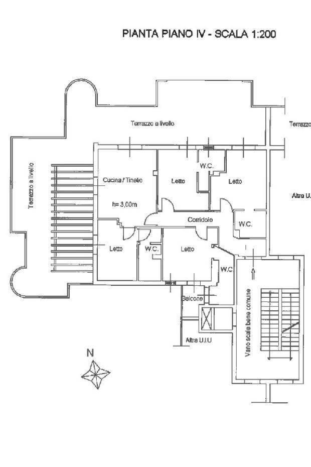 Attic Lungomare Galileo Galilei, Gallipoli - floor plans 1