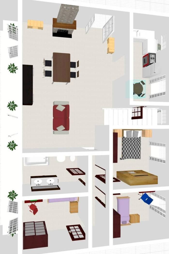 Attic traversa Viale Stazione, Casarano - floor plans 1