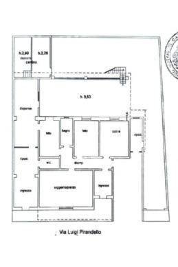 Independent house via Luigi Pirandello, Casarano - floor plans 1