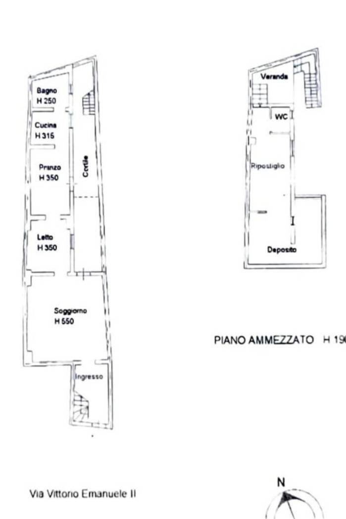 Appartamento via Vittorio Emanuele II, San Cesario di Lecce - planimetria 1