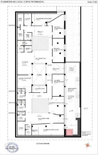 Stable - Palace via Grazia Deledda, Gallipoli - floor plans 1