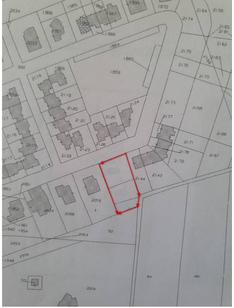 Building land via Domenico Cimabue, Matino - floor plans 1