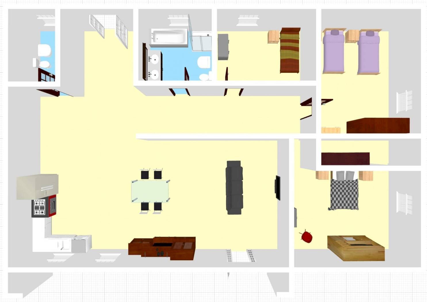 Casa indipendente via Andrea Giannelli, Parabita - planimetria 1
