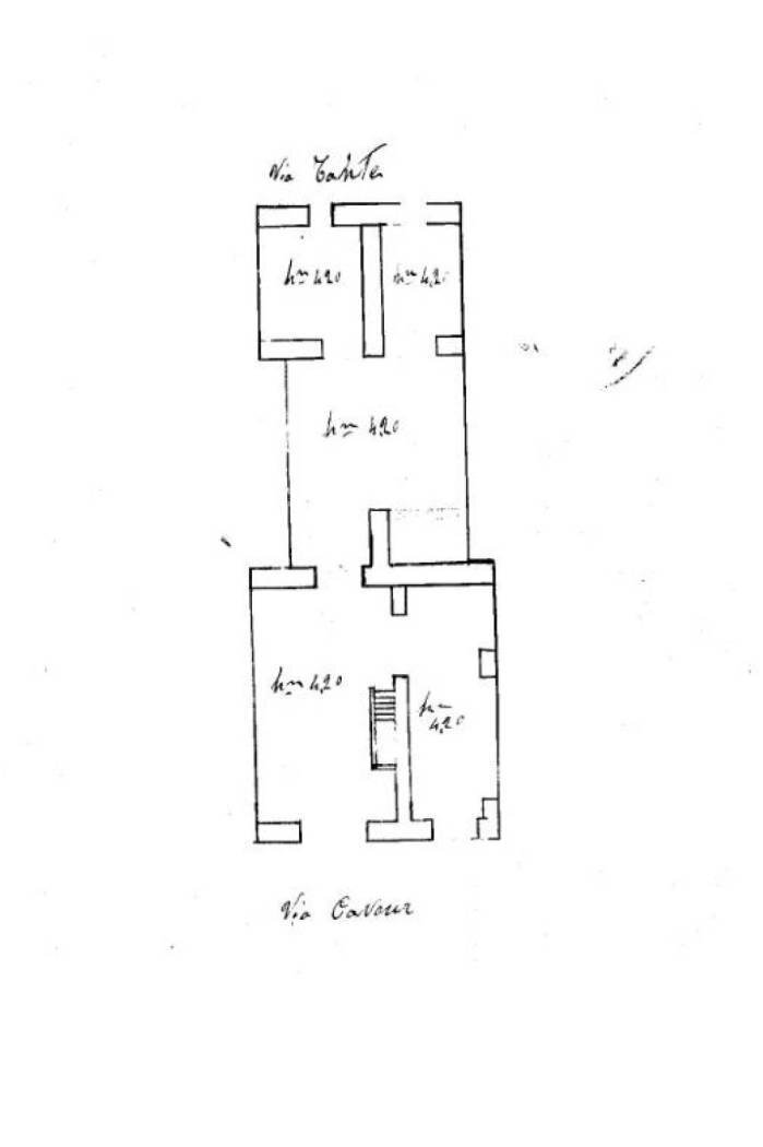Independent house via Camillo Benso di Cavour, Supersano - floor plans 1