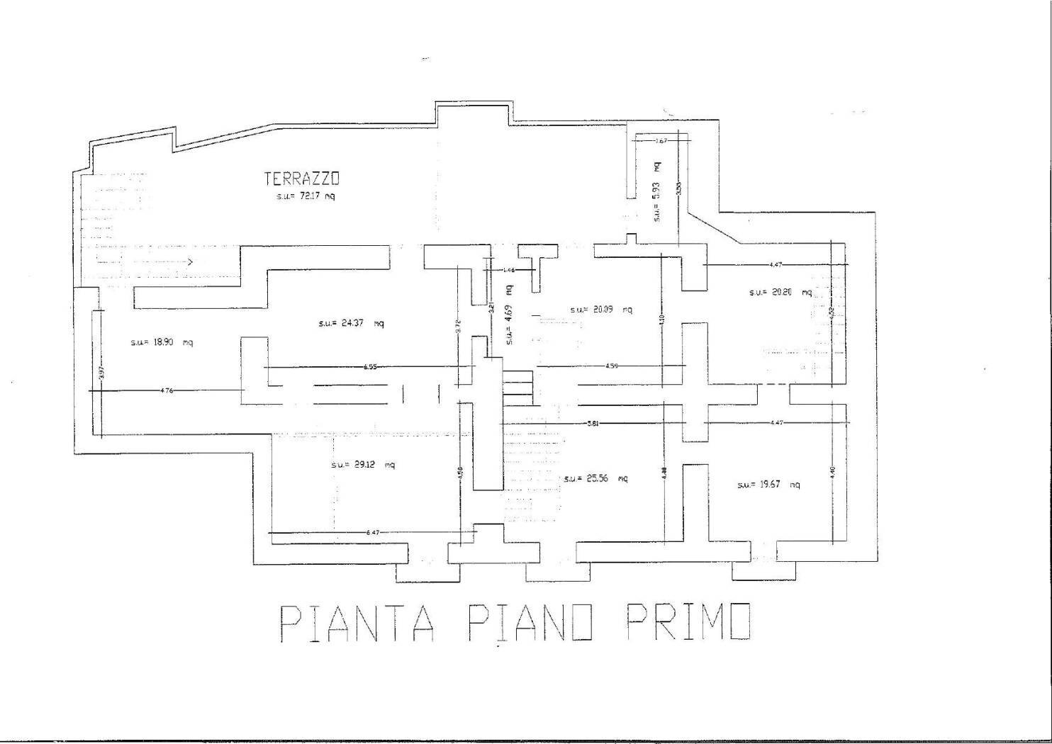 Stabile - Palazzo via Monsignor d'Urso, Ruffano - planimetria 1