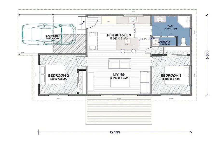 Building land strada Vicinale Stallone 2, Matino - floor plans 1