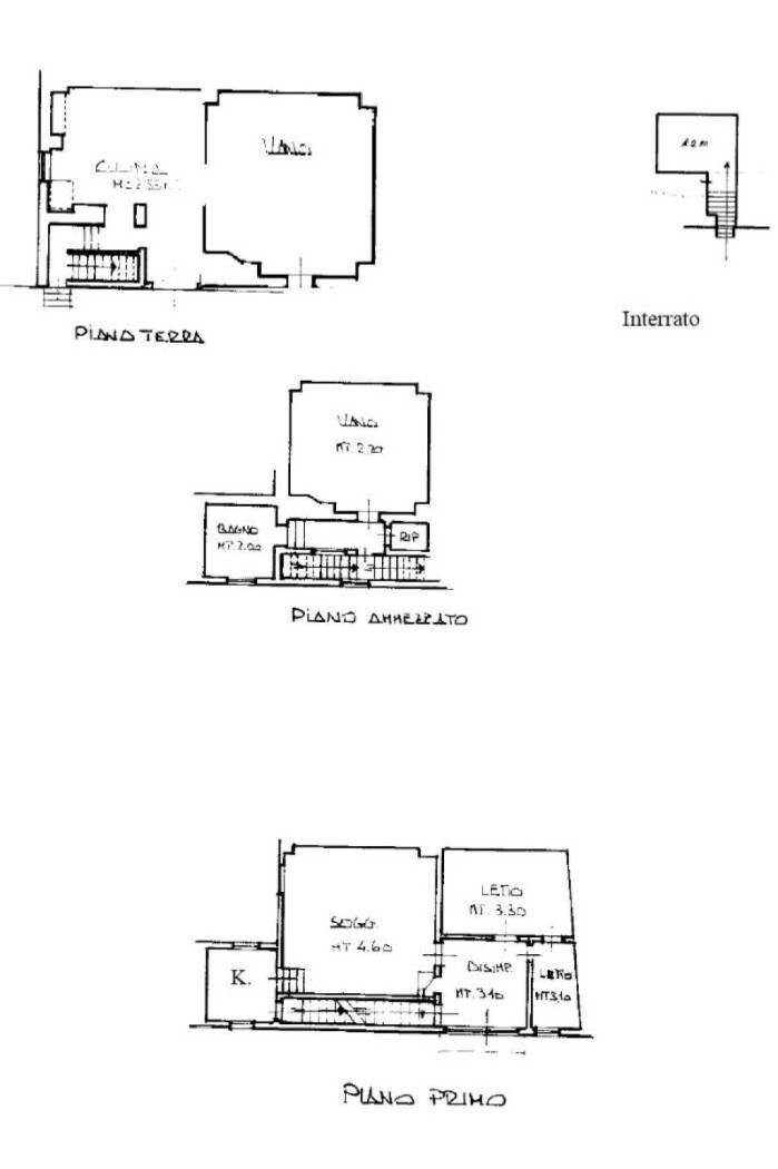 Independent house via Arcivescovo Zezza, Ruffano - floor plans 1