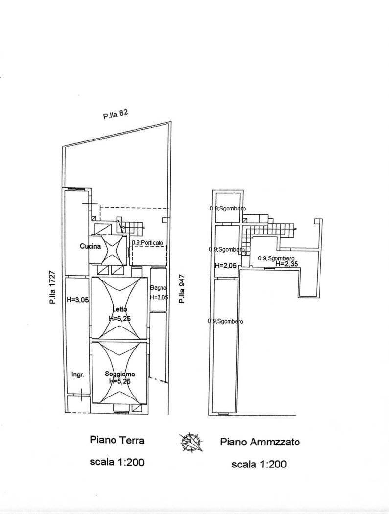 Independent house via Fratelli Bandiera, Taviano - floor plans 1