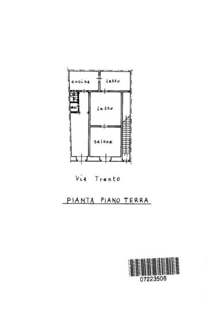 Independent house via Trento, Supersano - floor plans 1