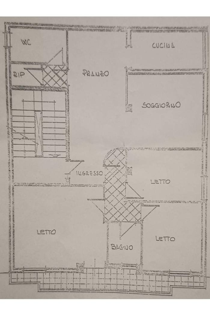 Apartment via Cappuccini, Galatone - floor plans 1