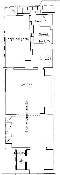 Shop via Vittorio Emanuele III, Parabita - floor plans 1