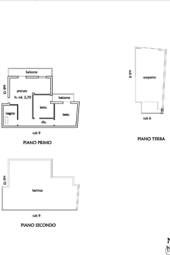 Casa indipendente via Amalfi, Taviano - planimetria 1