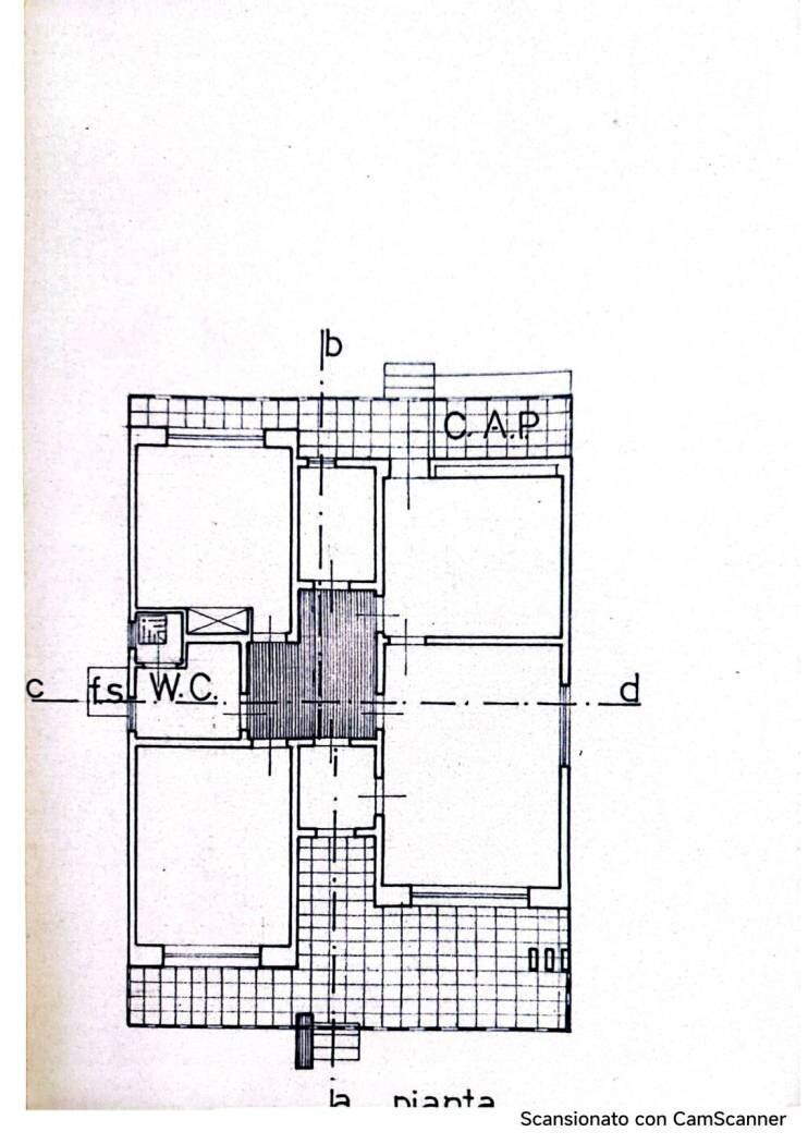 Rustic via Curtatone, Racale - floor plans 1